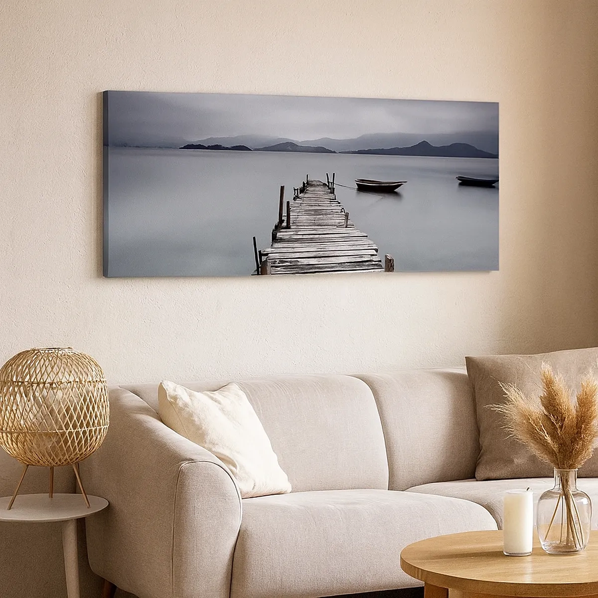 Cuadro sobre lienzo - Impresión de Imagen - Mañana partimos - 30x30 cm