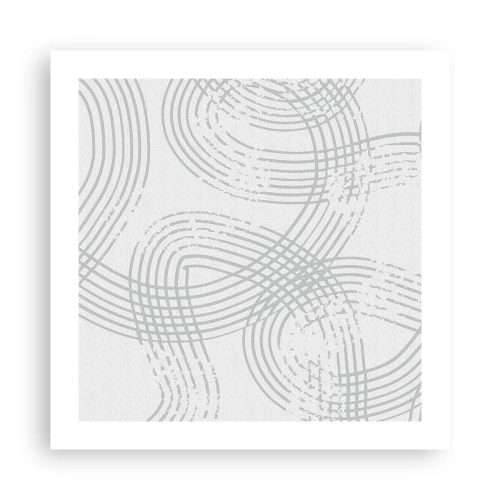 Póster - No hay camino recto - 50x50 cm