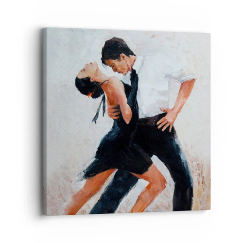 Cuadro sobre lienzo - Impresión de Imagen - El tango de mis sueños - 30x30 cm