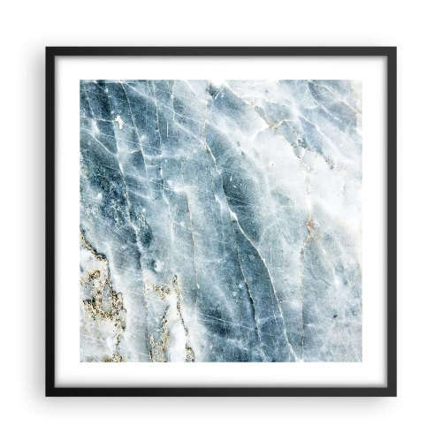 Póster en marco negro - El mundo de hielo - 50x50 cm