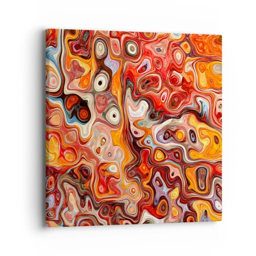 Cuadro sobre lienzo - Impresión de Imagen - Si las nueces se derritieran en la miel - 40x40 cm