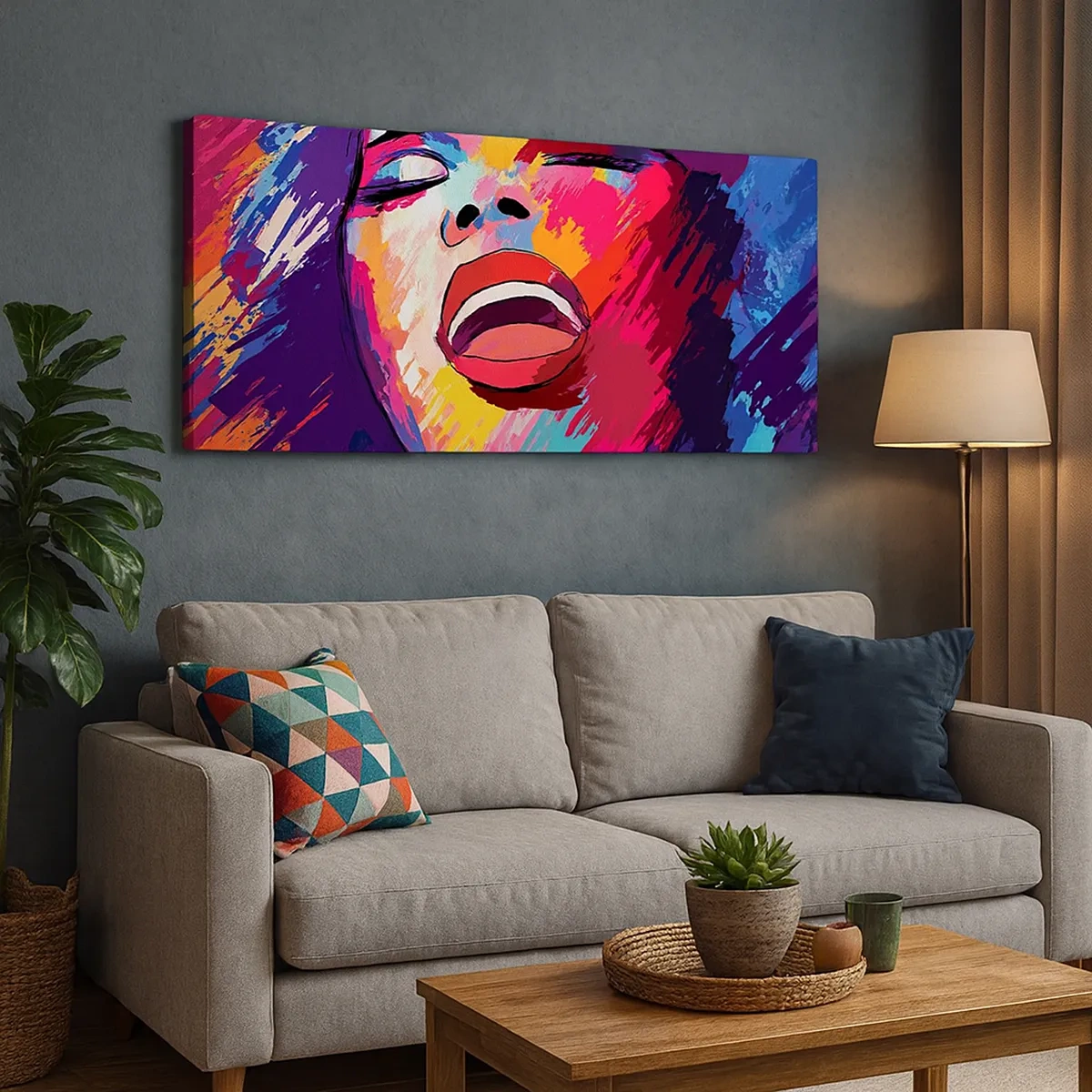 Cuadro sobre lienzo - Impresión de Imagen - Canta toda una vida - 30x30 cm