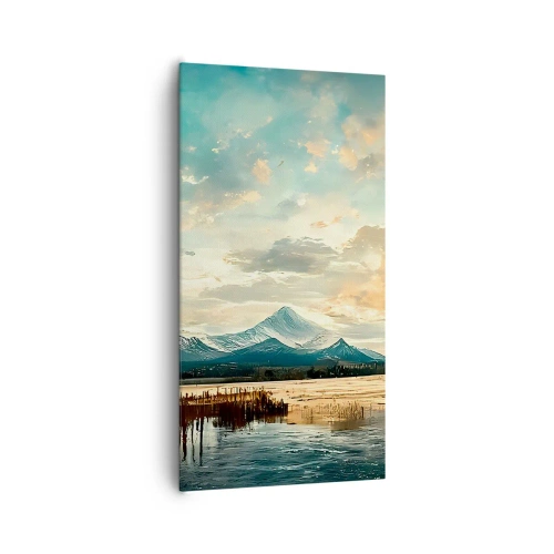 Cuadro sobre lienzo - Impresión de Imagen - Bajo la protección del cielo - 65x120 cm