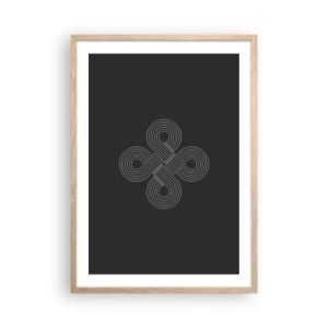 Póster en marco roble claro - El espíritu celta - 50x70 cm