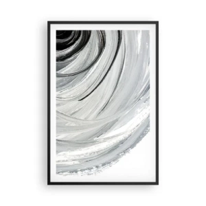 Póster en marco negro - Composición orbital - 61x91 cm