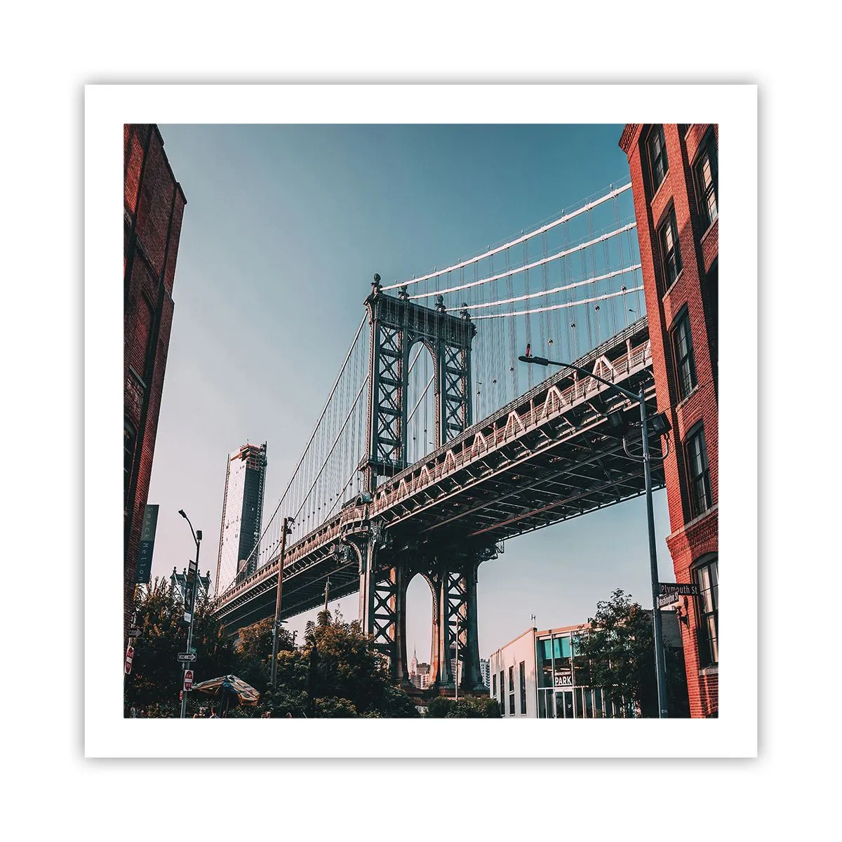 Póster - Sobre el fluir de la ciudad - 60x60 cm