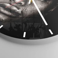 Esfera sin numeración, con rayas