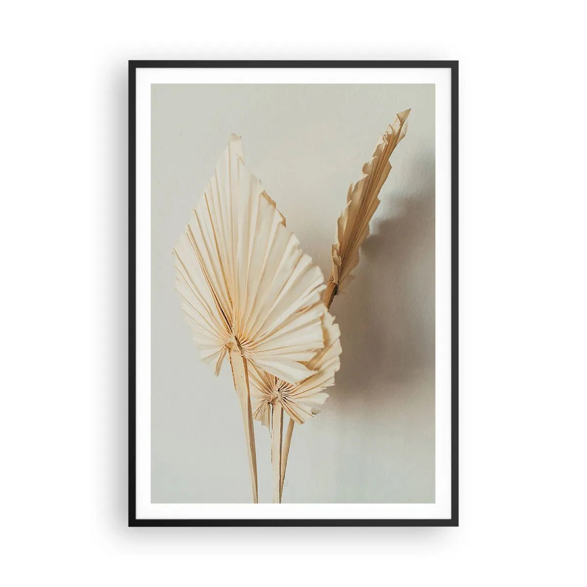 Póster en marco negro - Armonía y consuelo - 70x100 cm