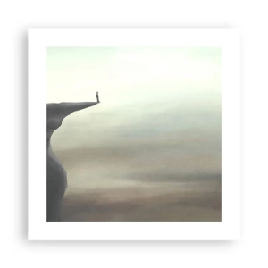 Póster - Hacia arriba, ¡por supuesto! - 40x40 cm