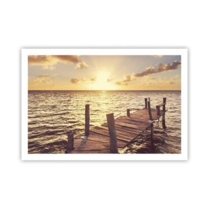 Póster - Una tierra dorada de dulzura - 91x61 cm