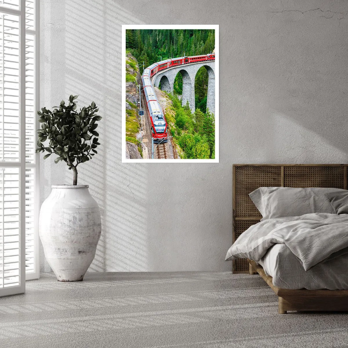 Póster - Atravesando las montañas - 70x100 cm