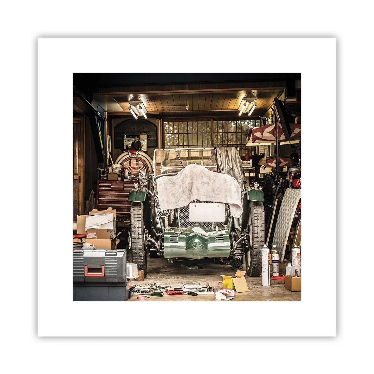 Póster - Volver al pasado - 30x30 cm