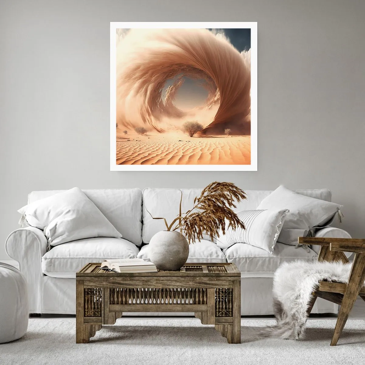 Póster - Portal abierto - 50x50 cm