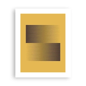 Póster - Cuadrado de opuestos - 40x50 cm