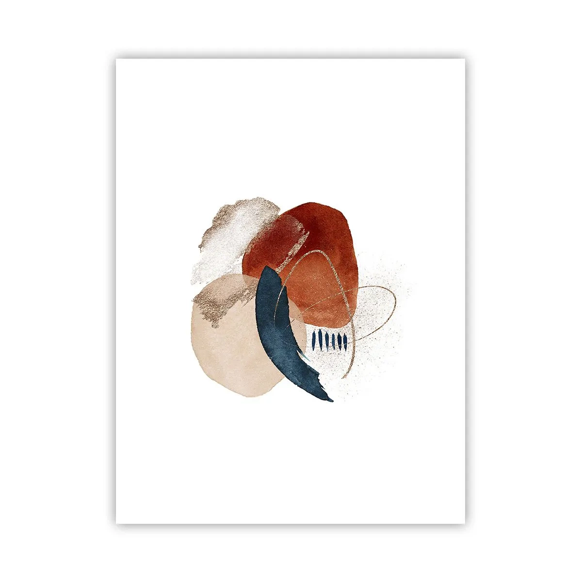 Póster - Composición ovalada - 30x40 cm