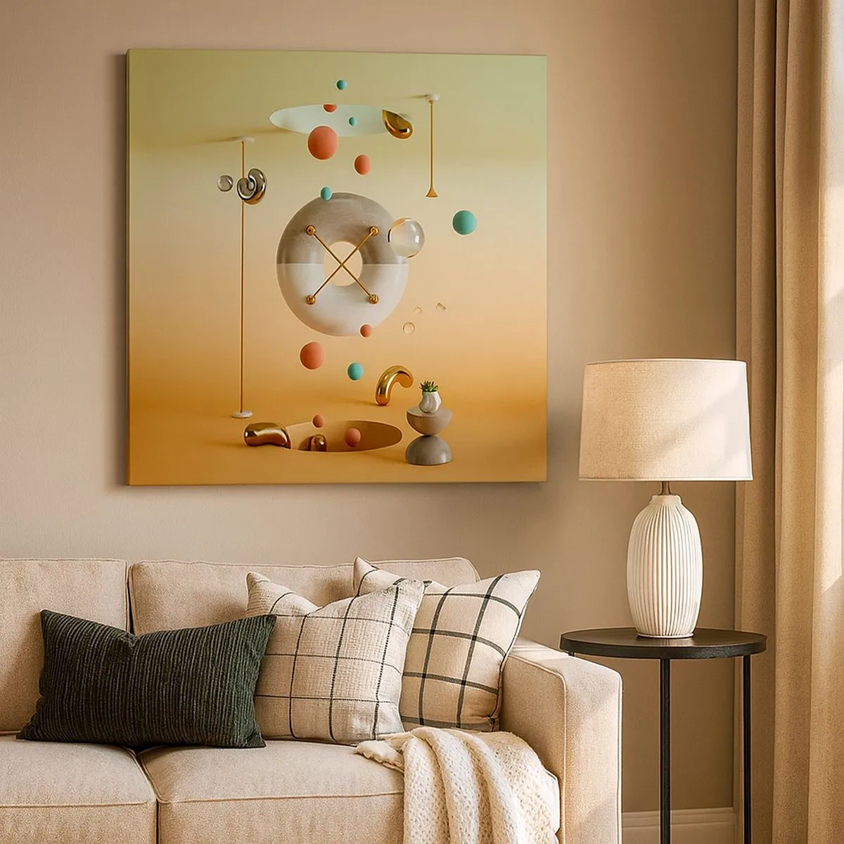 Cuadro sobre lienzo - Impresión de Imagen - Todo puede suceder - 30x30 cm