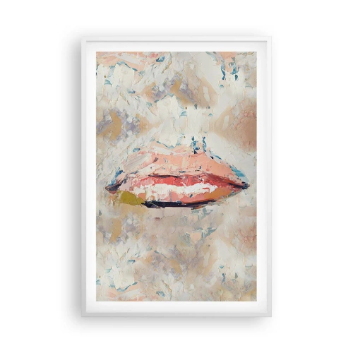 Póster en marco blanco - Despierta los sentidos - 61x91 cm