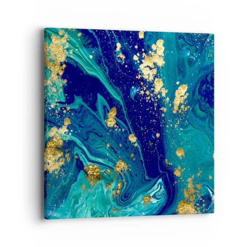 Cuadro sobre lienzo - Impresión de Imagen - Pétalos de sol - 40x40 cm