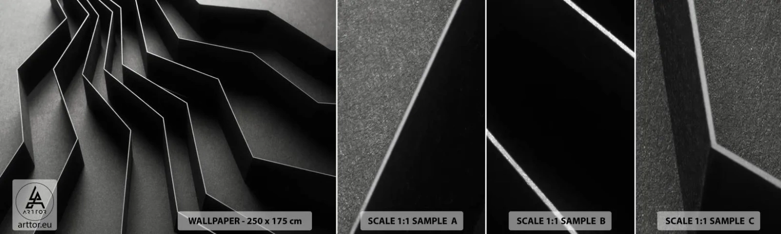 Muestra De Fotomural Standard Eco - Orden espacial - 3D, Laberinto, Moderno - 100x30 cm