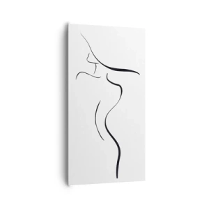 Cuadro sobre lienzo - Impresión de Imagen - Escurridiza como una ola - 65x120 cm