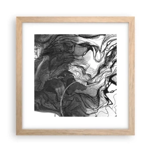 Póster en marco roble claro - Enredada en sueños - 30x30 cm