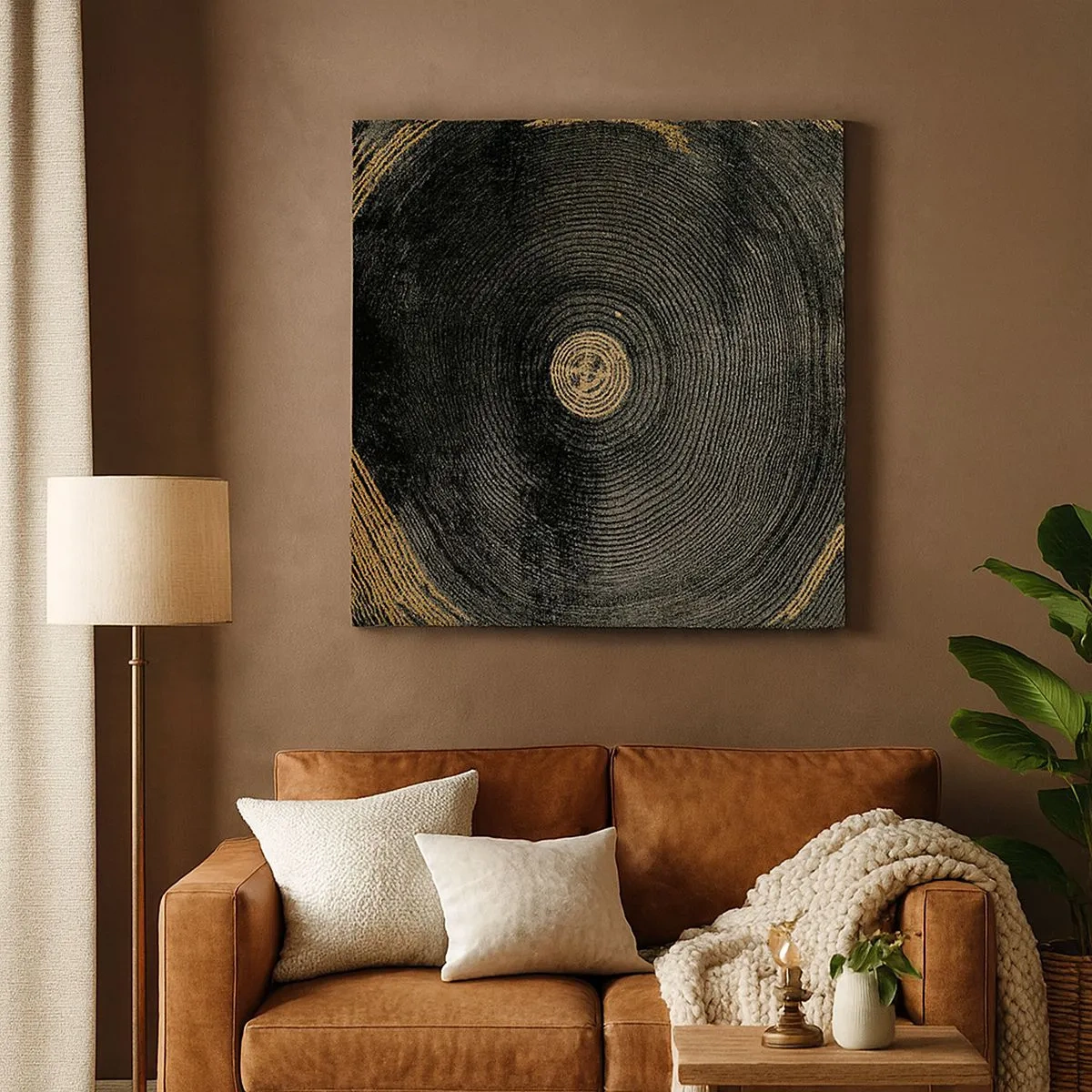 Cuadro sobre lienzo - Impresión de Imagen - Cambio y perpetuidad - 30x30 cm