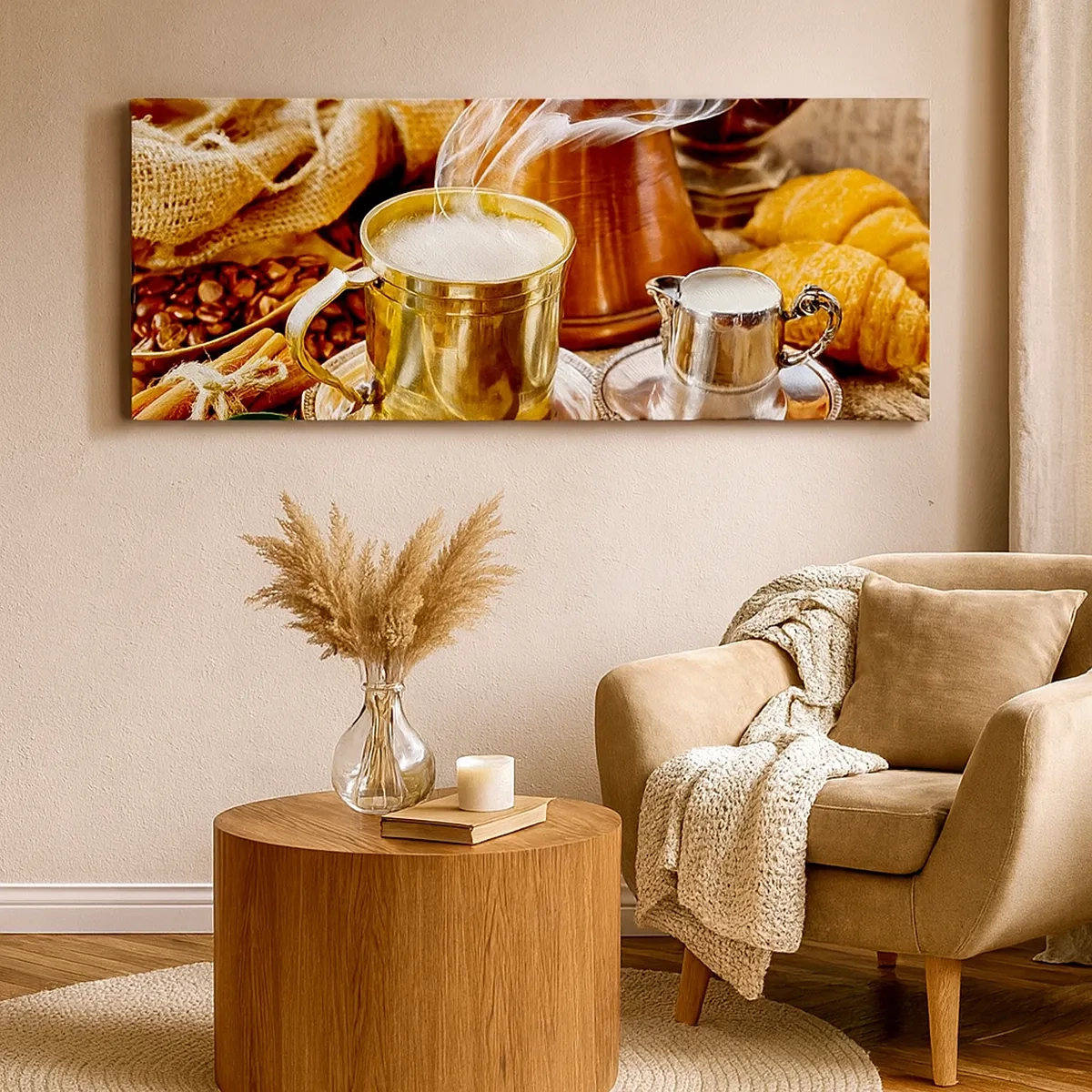 Cuadro sobre lienzo - Impresión de Imagen - Que tengas un buen día - 30x30 cm