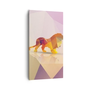 Cuadro sobre lienzo - Impresión de Imagen - El rey de los diamantes - 55x100 cm