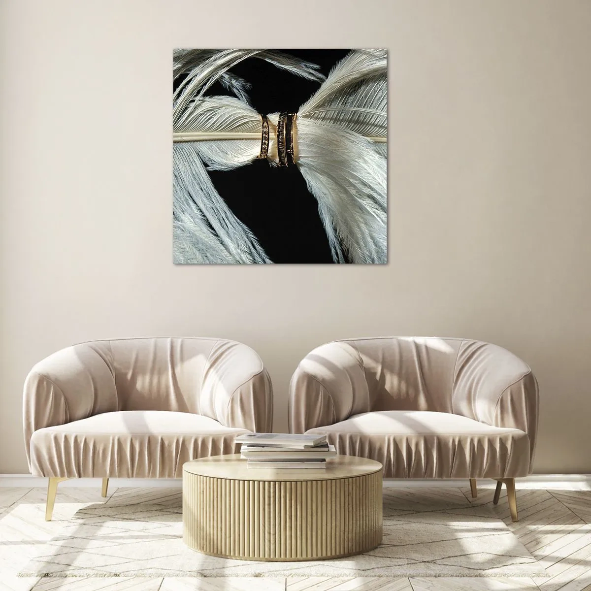 Cuadro sobre vidrio - Impresiones sobre Vidrio - ...y no te dejaré.... - 70x70 cm