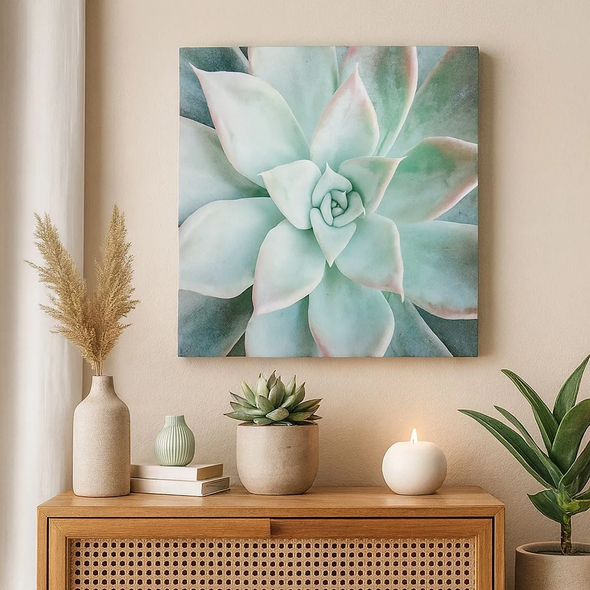 Cuadro sobre lienzo - Impresión de Imagen - El corazón del desierto - 30x30 cm