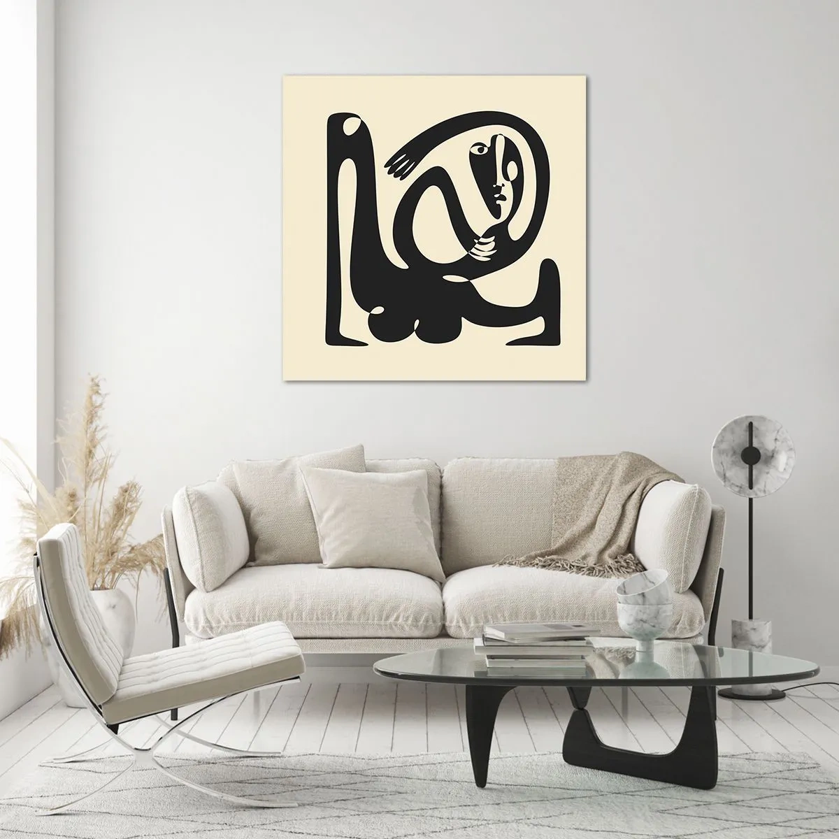 Cuadro sobre vidrio - Impresiones sobre Vidrio - Casi Picasso - 40x40 cm