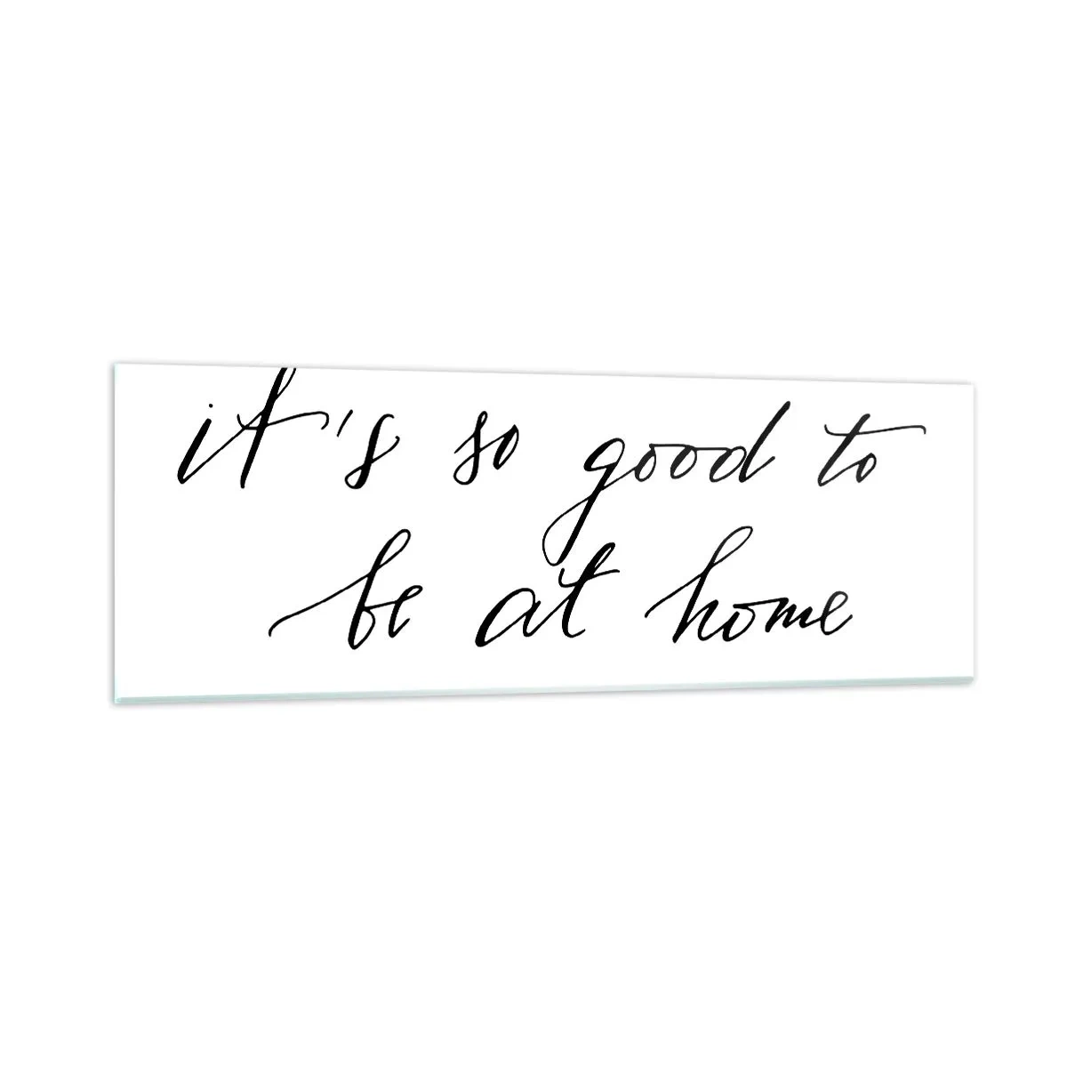 Cuadro sobre vidrio - Impresiones sobre Vidrio - Toda la verdad - 90x30 cm