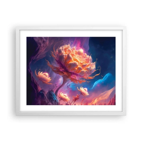 Póster en marco blanco - Otro mundo - 50x40 cm