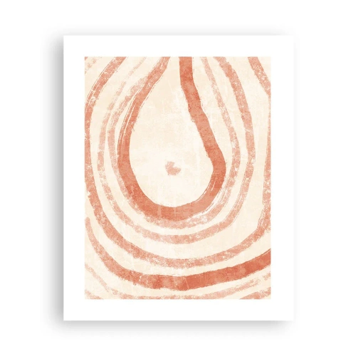 Póster - Círculos de coral - composición - 40x50 cm