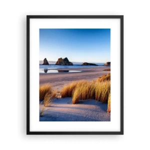 Póster en marco negro - Para buscadores de tranquilidad - 40x50 cm