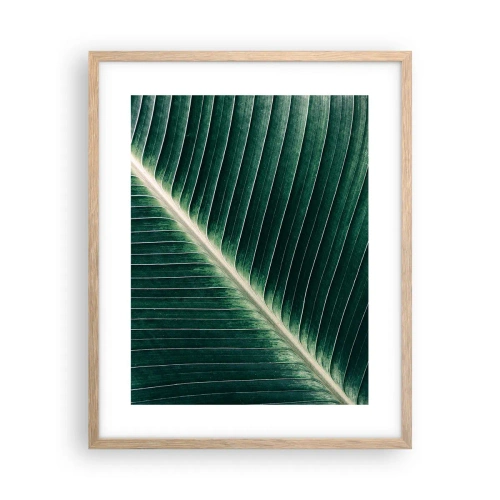 Póster en marco roble claro - El ritmo de la naturaleza - 40x50 cm