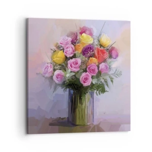 Cuadro sobre lienzo - Impresión de Imagen - Belleza inmortalizada - 70x70 cm