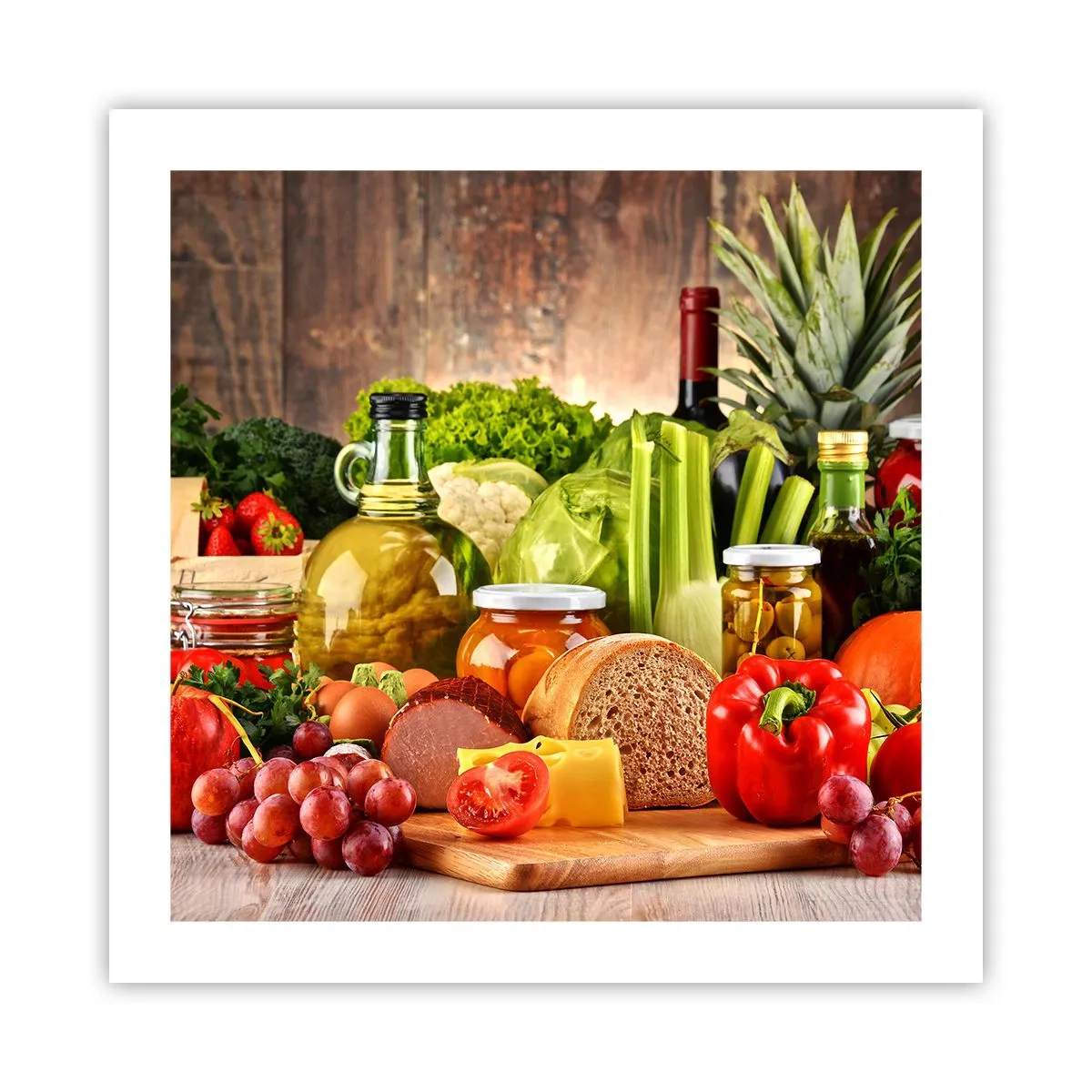 Póster - La mesa está lista - 50x50 cm
