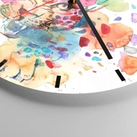 Esfera sin numeración, con rayas