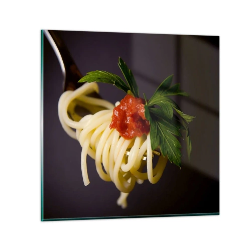Cuadro sobre vidrio - Impresiones sobre Vidrio - Un sabroso bocado - 50x50 cm