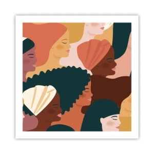 Póster - La feminidad - 60x60 cm