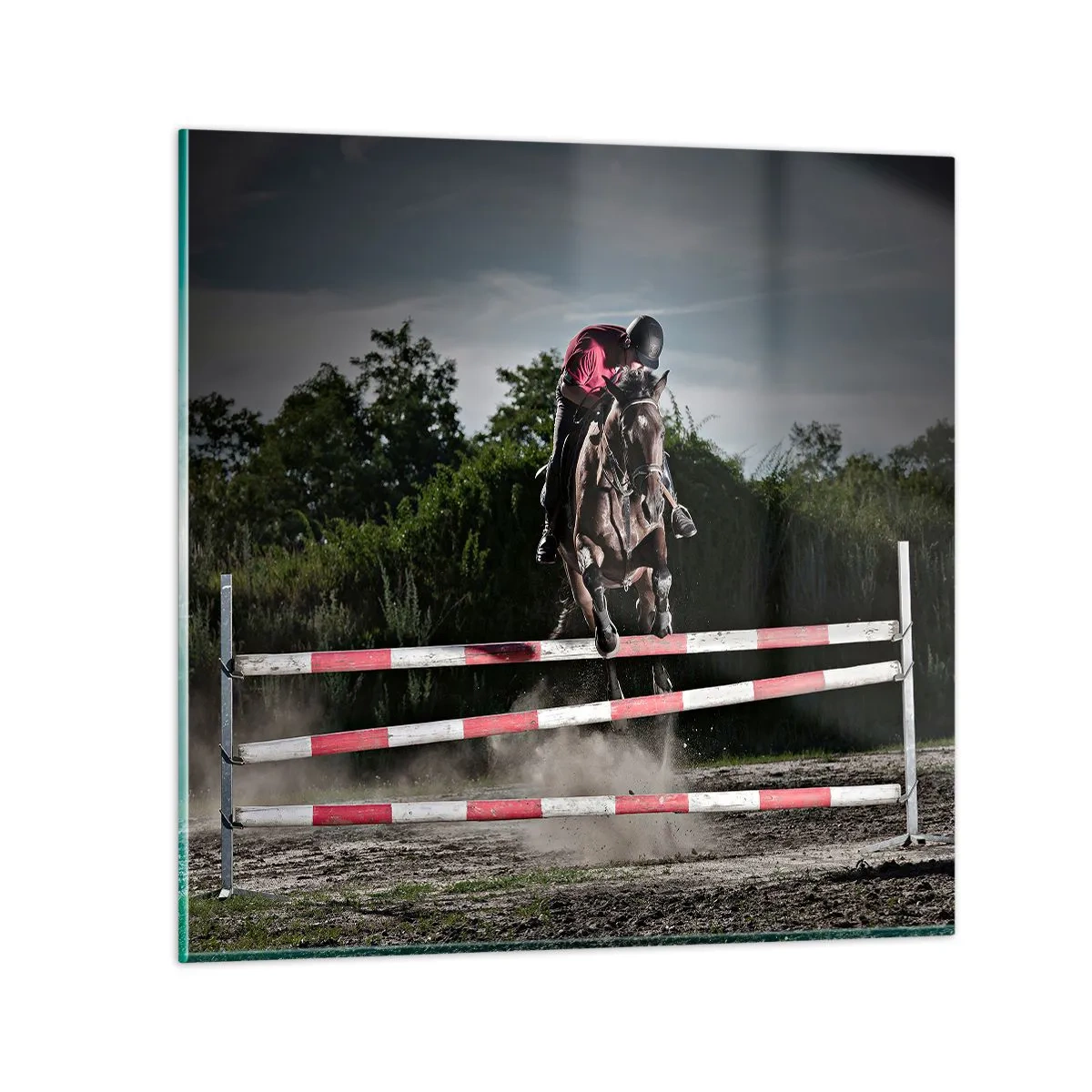 Cuadro sobre vidrio - Impresiones sobre Vidrio - Juntos por la victoria - 50x50 cm