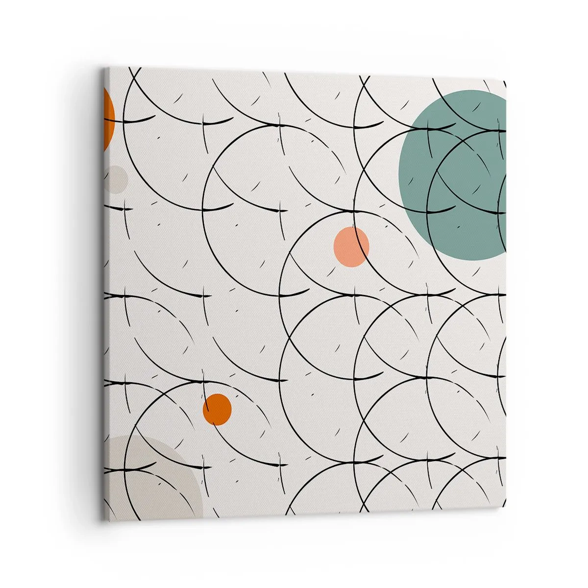 Cuadro sobre lienzo - Impresión de Imagen - Con espíritu pop-art - 50x50 cm