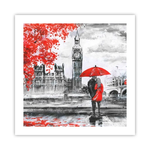 Póster - Londres enamora - 50x50 cm