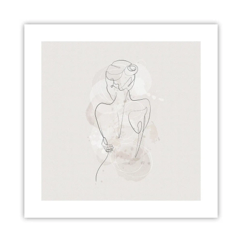 Póster - Como un cuerpo sensible - 40x40 cm