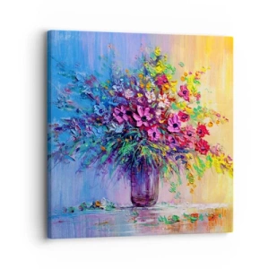Cuadro sobre lienzo - Impresión de Imagen - El regalo de un prado de verano - 30x30 cm