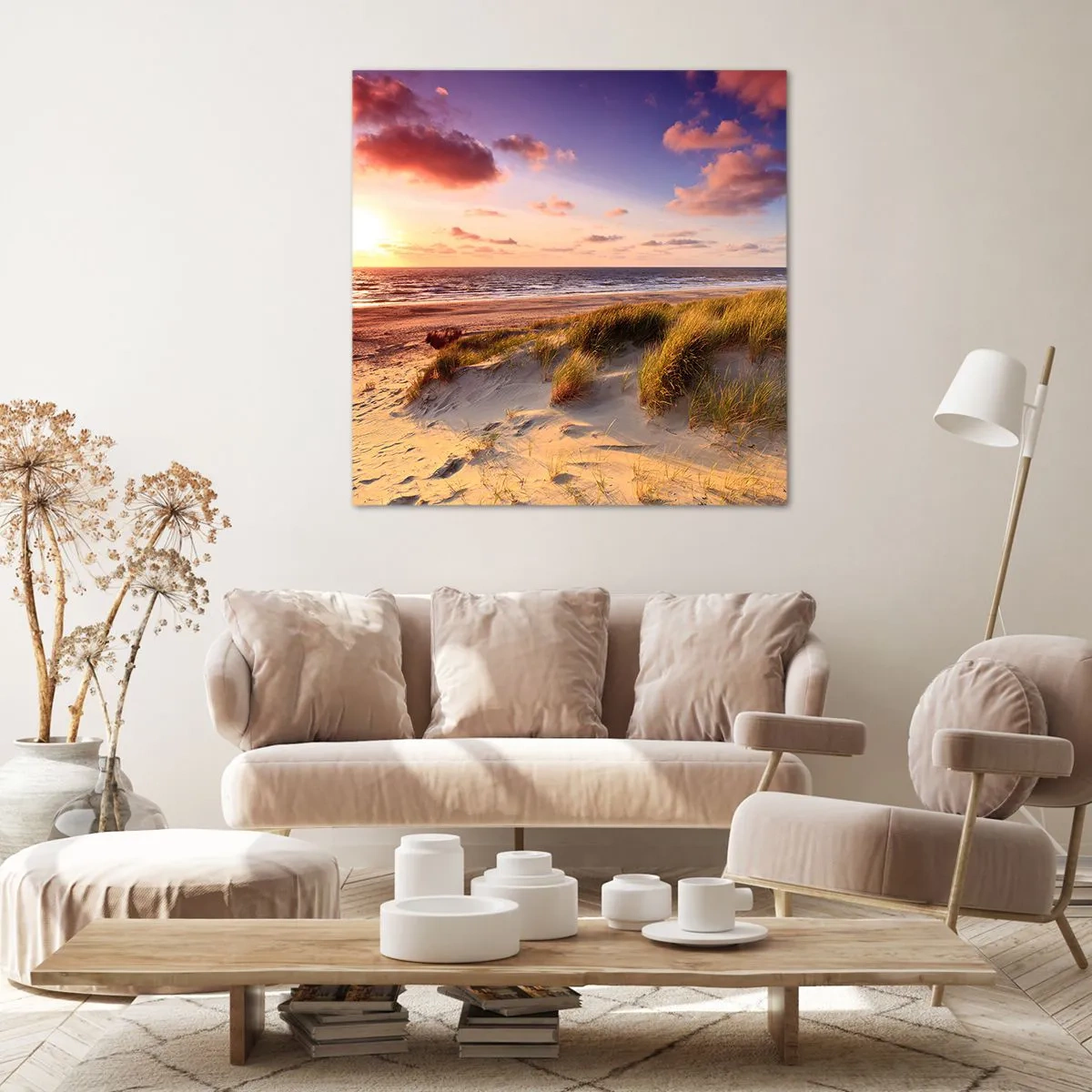 Cuadro sobre lienzo - Impresión de Imagen - Se siente la brisa veraniega - 60x60 cm