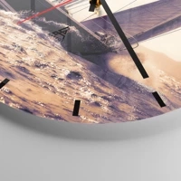 Esfera sin numeración, con rayas