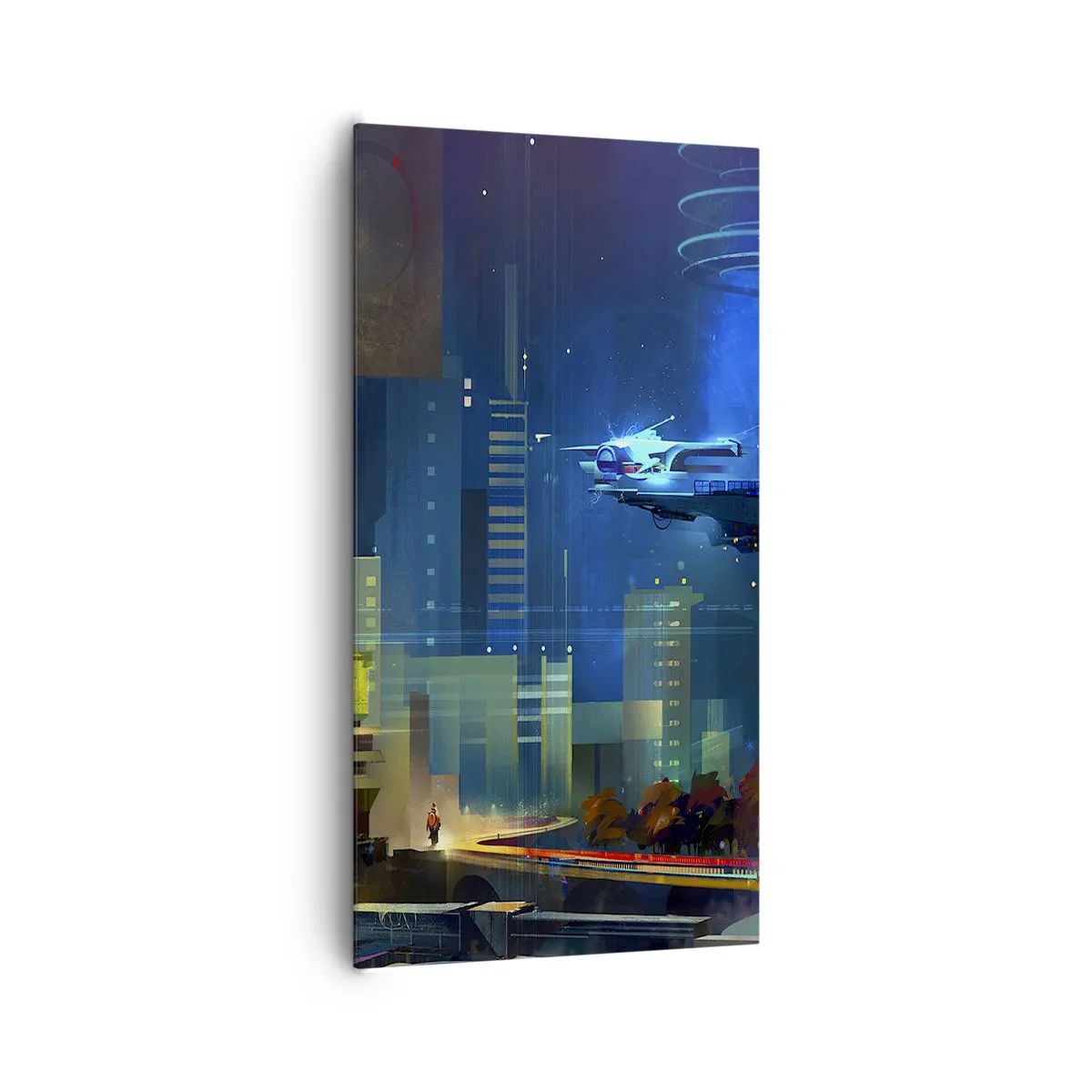 Cuadro sobre lienzo - Impresión de Imagen - En un futuro próximo - 65x120 cm