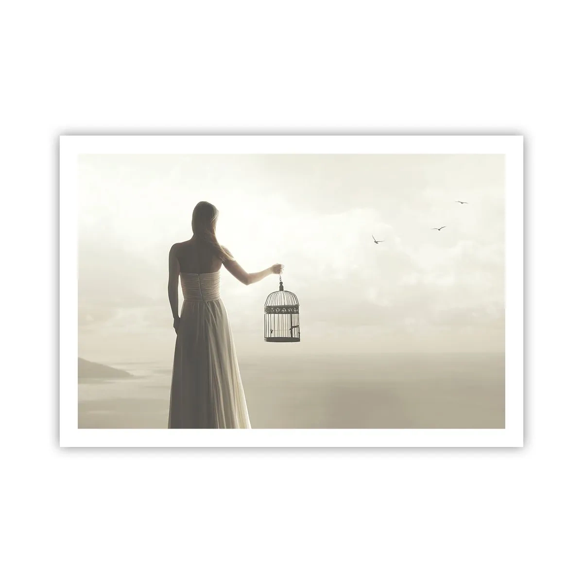 Póster - Sé libre - 91x61 cm